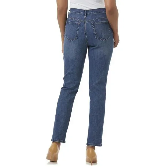 Gloria Vanderbilt Women's Amanda Slimming Jeans Tapered Leg Supreme Stretch 8 - Picture 2 of 8